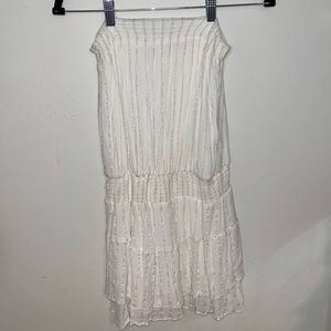 MUSTARD SEED white mini flowy romper